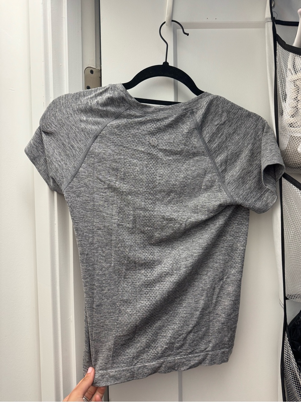 lululemon athletica Heather Gray Short-Sleeve Athletic Tee